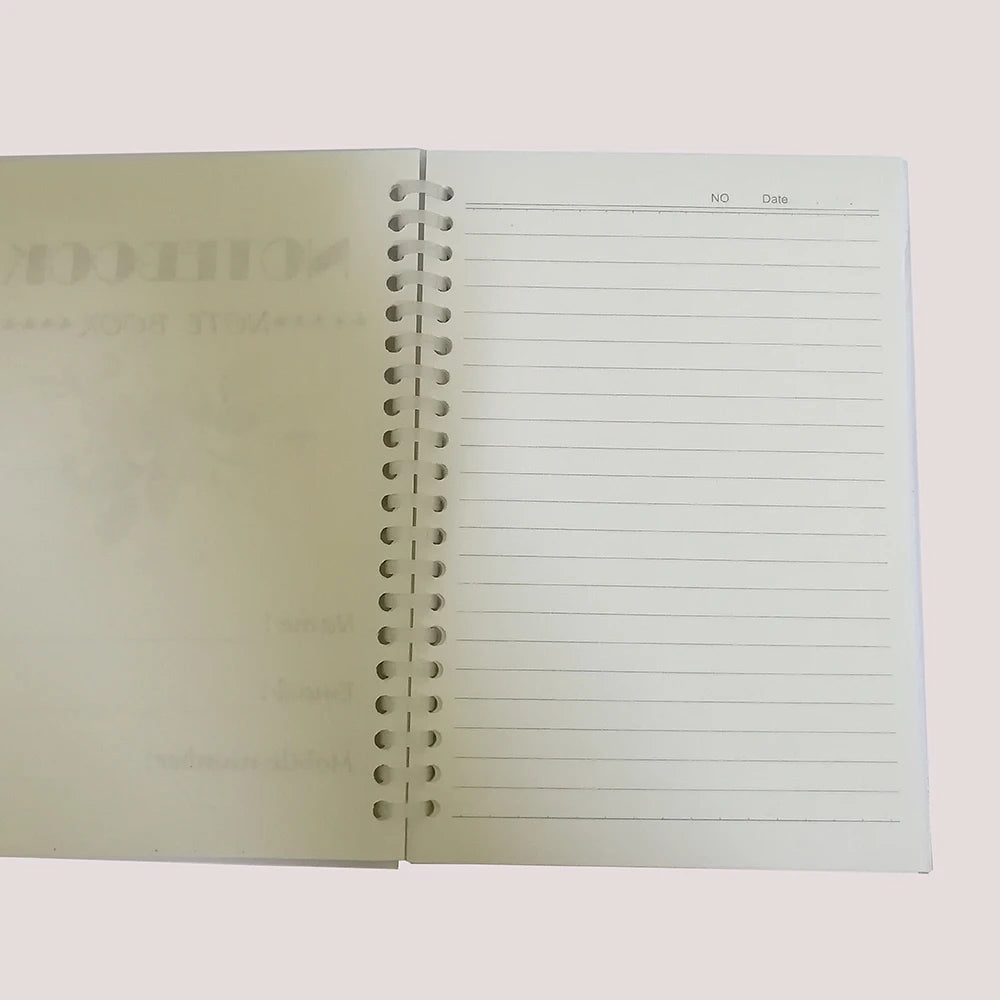 A5 Spiral Ring Binder Notebook Printed Bible French Quote Philippiens 4:13-  Je Peux Tout Par Celui Qui Me Fortifie - Note Book