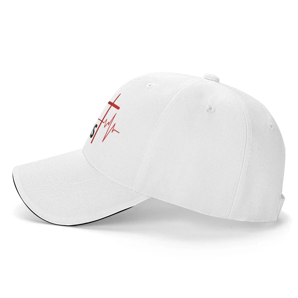 Jesus Saves  Sun Baseball Cap Summer Women Men  Print Hip Hop Hats Hot Sale Vintage Hiking Fishing Snapback Cap