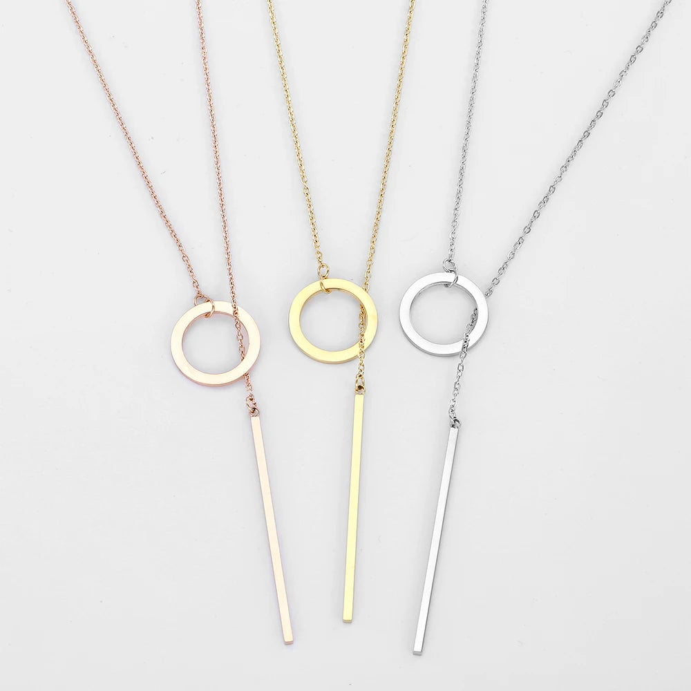 Collier Foi et Infini - Woman Personality Infinity Cross Pendant Gold Color Necklaces on Neck Women Jewelry