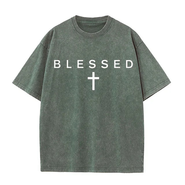 Unisex Christian Faith T-Shirt for Women & Men Jesus Christ Cross Design Inspirational Bible Quote Religious Gift Tee Casual Top