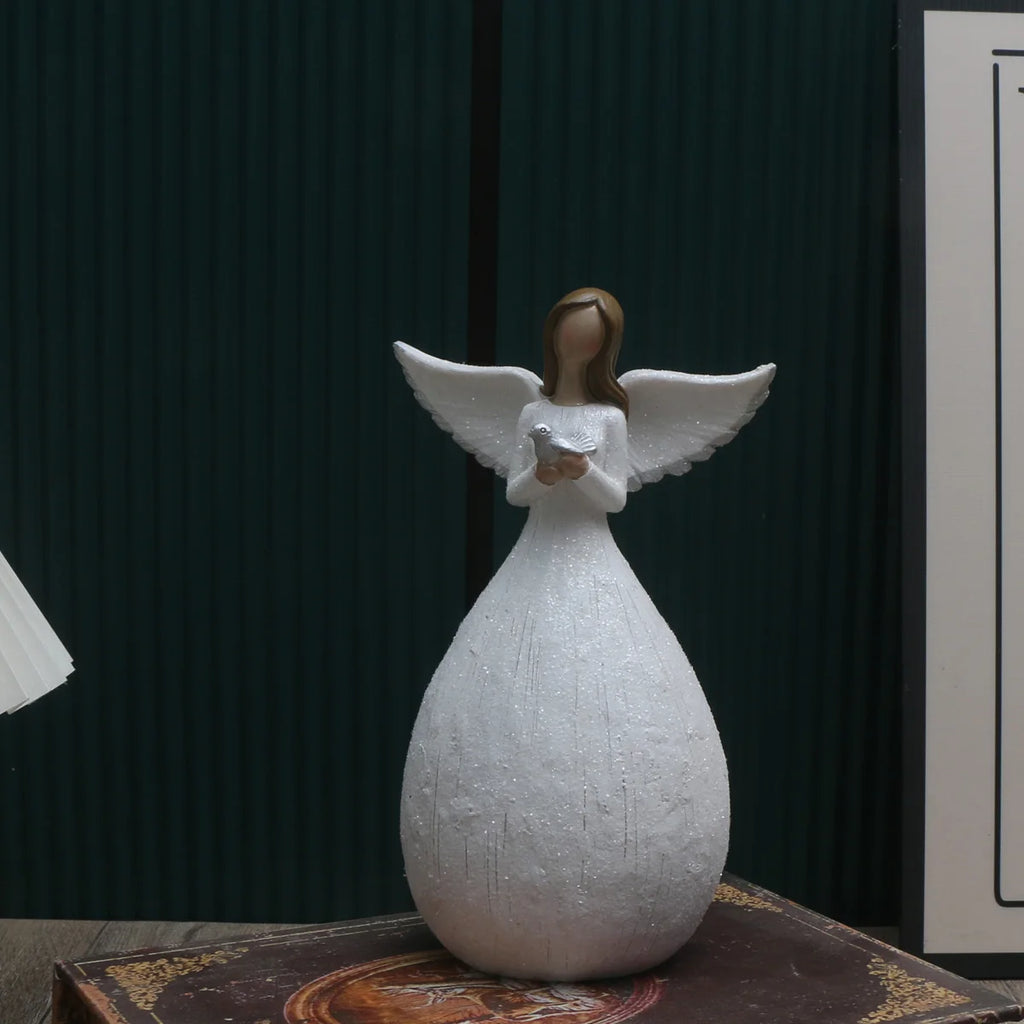 Blessing Angel Figurine - Perfect For Christmas, Weddings & More | Durable Abs Resin Sculpture | Ideal Gift For Home Decor