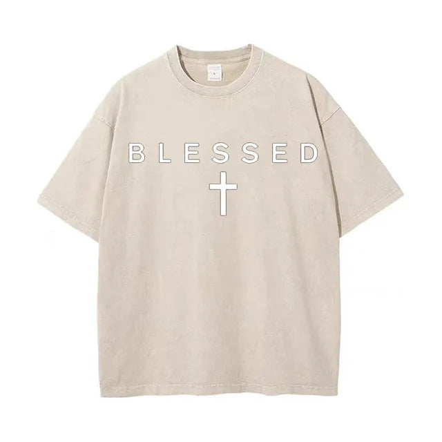 Unisex Christian Faith T-Shirt for Women & Men Jesus Christ Cross Design Inspirational Bible Quote Religious Gift Tee Casual Top