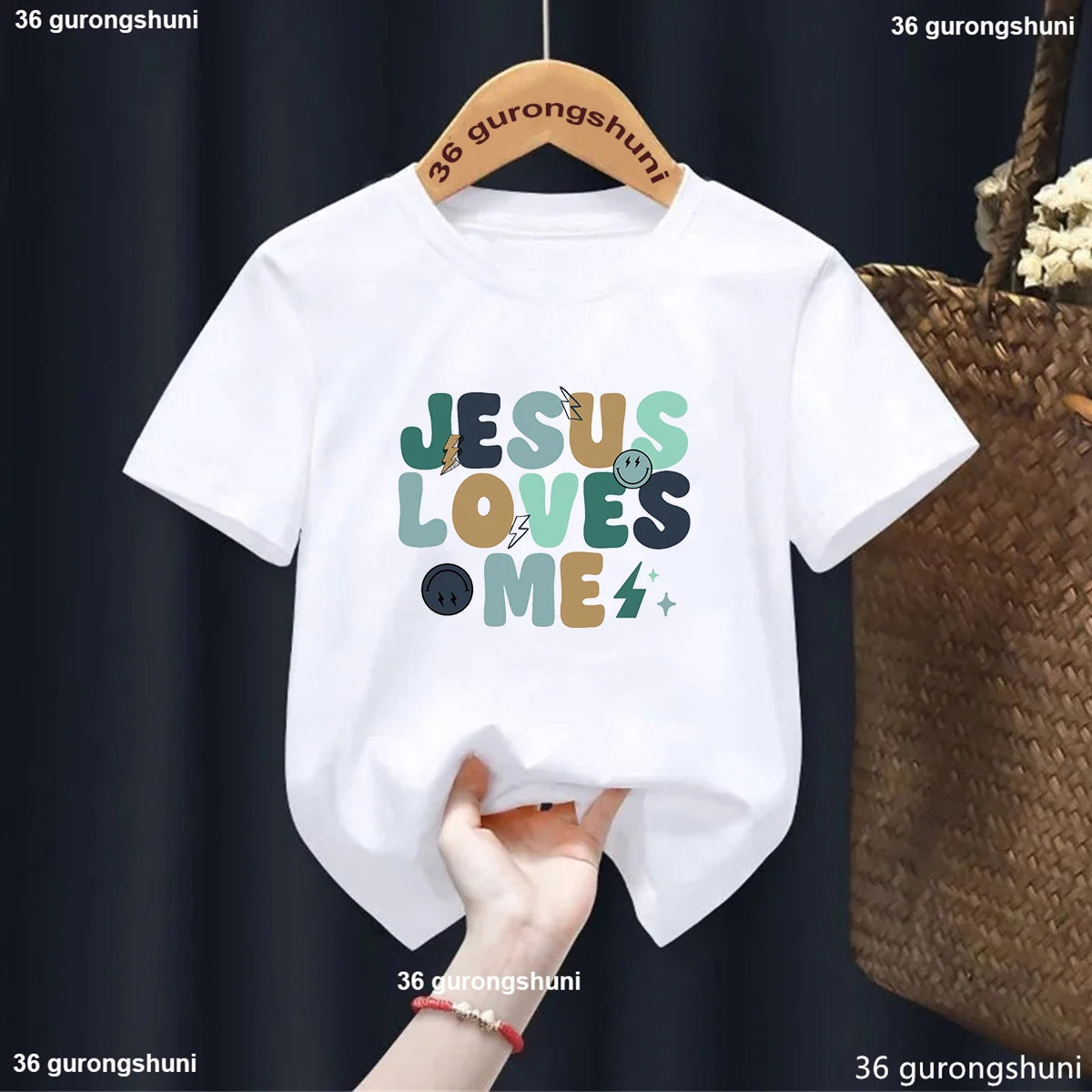 Children Tshirt Jesus Lover Graphic  - Boys/Girls