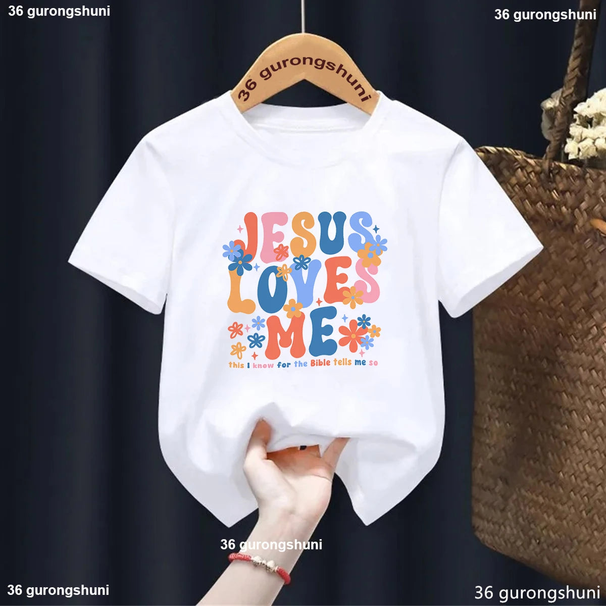 Children Tshirt Jesus Lover Graphic  - Boys/Girls
