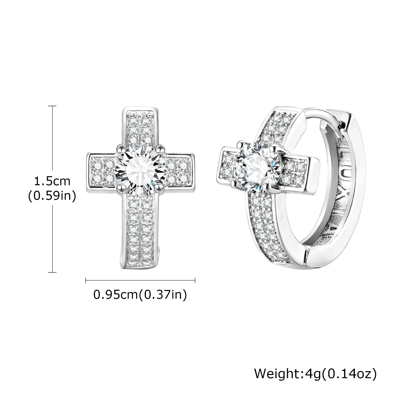 Cross Stainless Steel Men's , Couple Valentine's Day