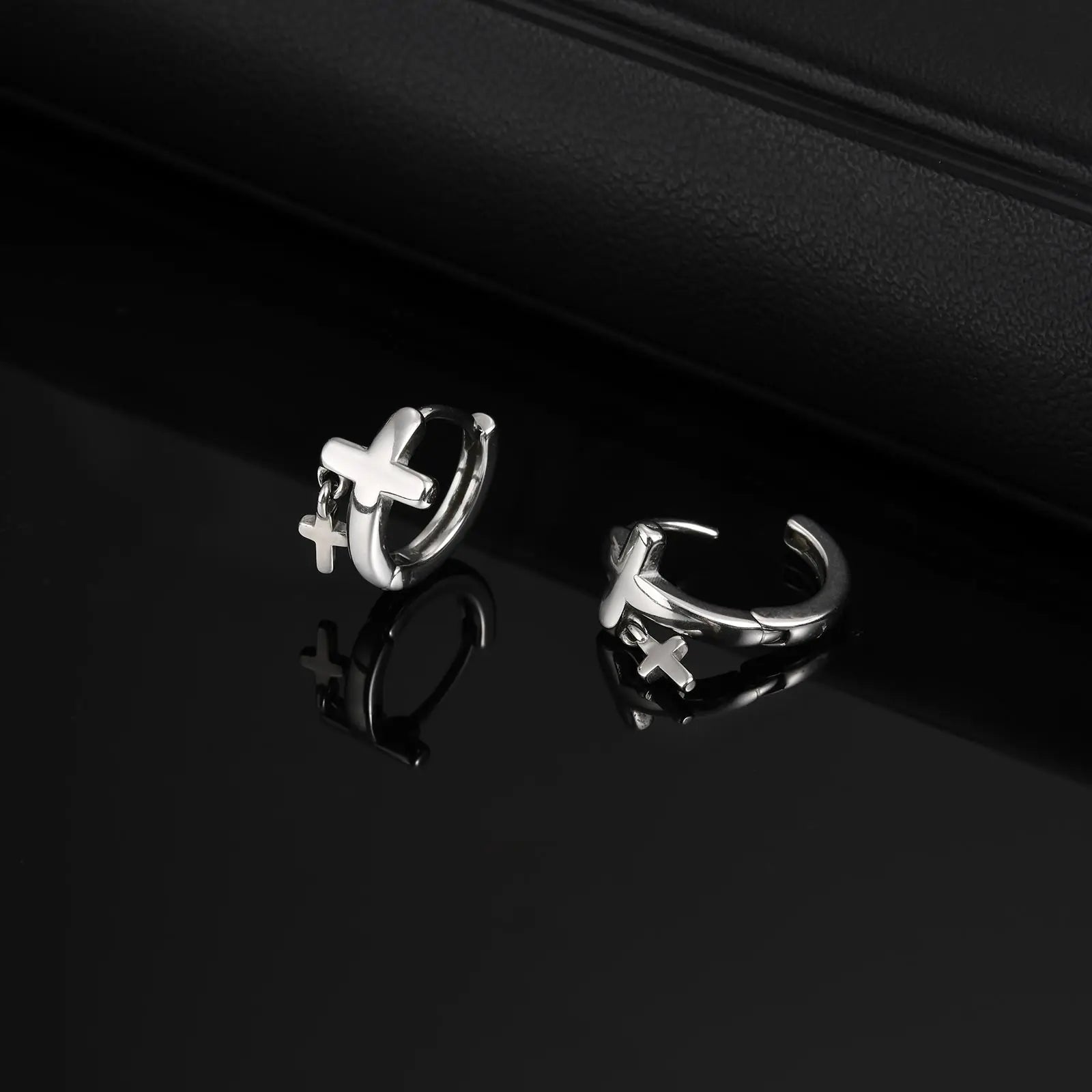 Christ's  Cross Earrings for Men