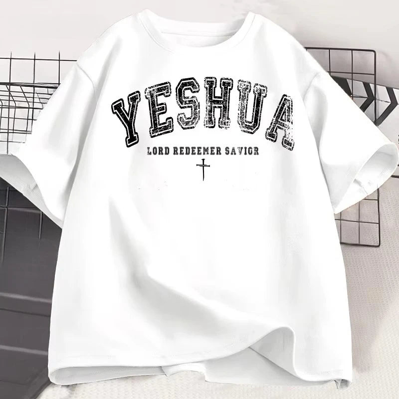 T-Shirt Vintage Yeshua – T-Shirt Chrétien Esthétique et Inspirant pour Homme & Femme