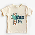 Jesus loves me Christian Kids T Shirt Religious Toddler T Shirt Jesus Natural Retro Youth tops Tee