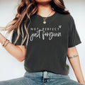 Not Perfect Just Forgiven T-Shirts Christian Shirt Religious Gifts Women's Graphic Tees Jesus Faith T-shirt Bible Verse Tops
