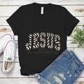 Trendy Faith Shirt Christian Jesus T-shirt Bible Verse Print Tshirt Jesus Loves You Shirt The Way The Truth The Life Top