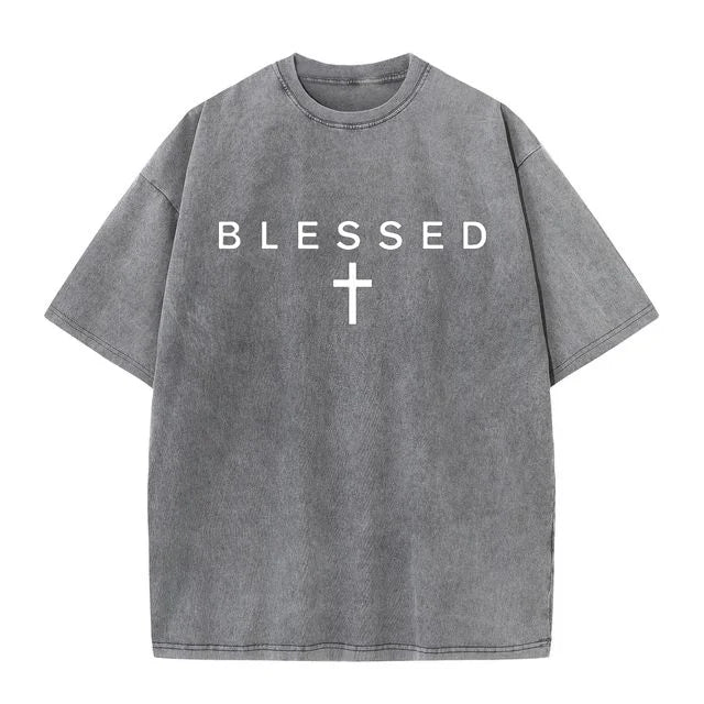 Unisex Christian Faith T-Shirt for Women & Men Jesus Christ Cross Design Inspirational Bible Quote Religious Gift Tee Casual Top