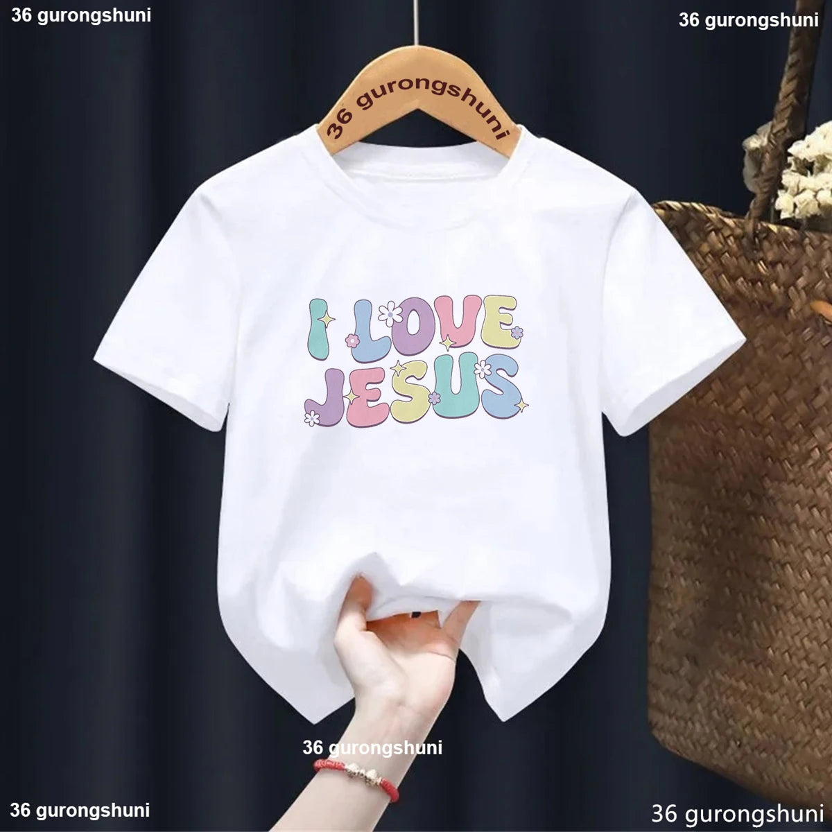 Children Tshirt Jesus Lover Graphic  - Boys/Girls