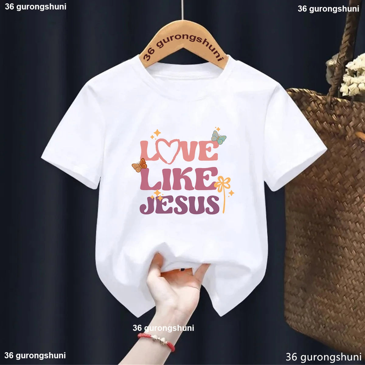 Children Tshirt Jesus Lover Graphic  - Boys/Girls