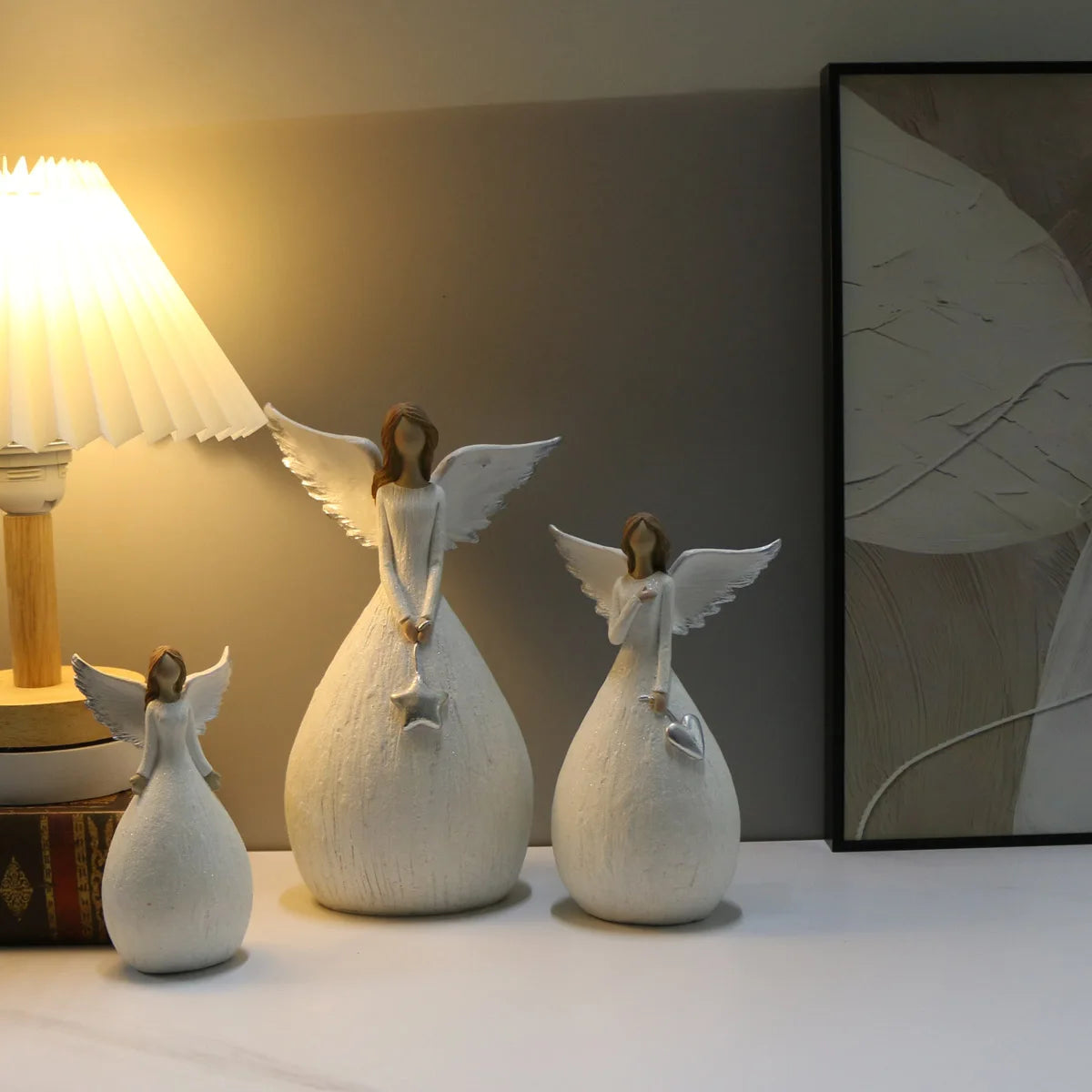 Blessing Angel Figurine - Perfect For Christmas, Weddings & More | Durable Abs Resin Sculpture | Ideal Gift For Home Decor