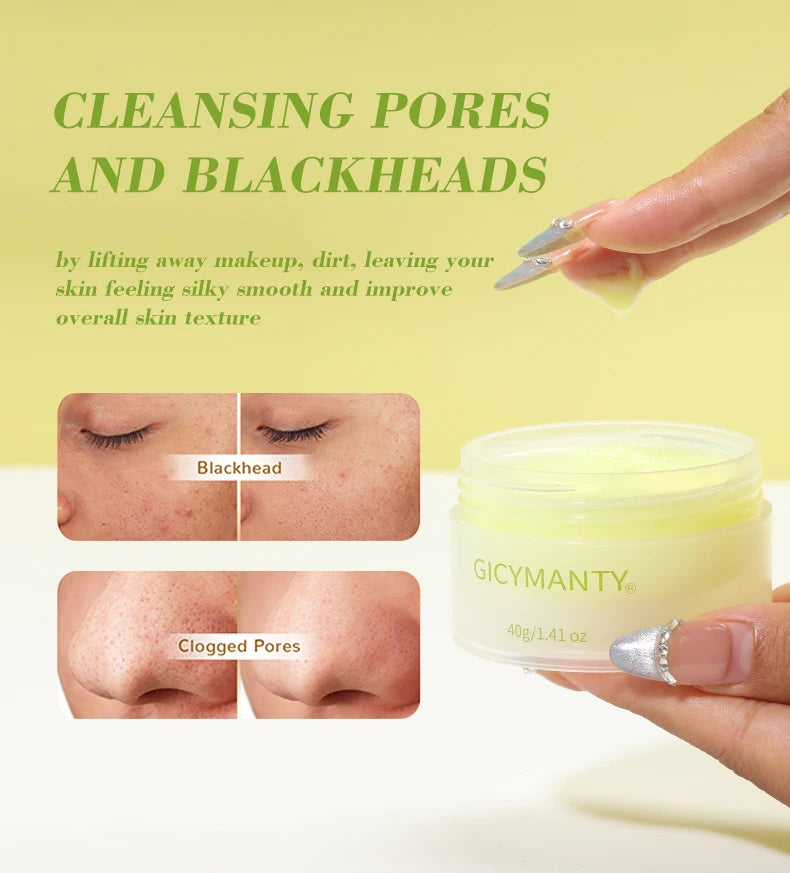 Avocado Makeup Remover Cream for Women's Gentle Cleaning Eye and Lip Makeup Remover Oil Nourishing and Unloading in One
