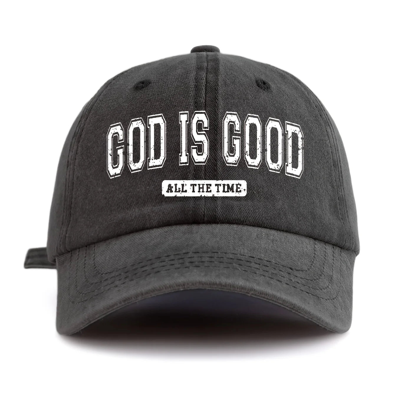 Casquette Chrétienne “God Is Good” – Casquette Baseball Vintage Décontractée et Ajustable pour Homme & Femme