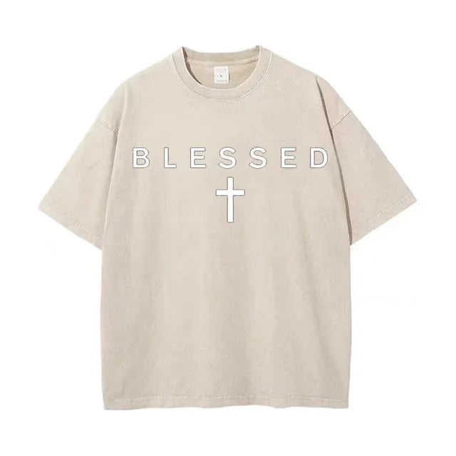 Unisex Christian Faith T-Shirt for Women & Men Jesus Christ Cross Design Inspirational Bible Quote Religious Gift Tee Casual Top